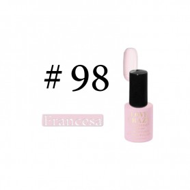 Esmalte de gel semipermanente Love Crazy (número 098, color para francesa)
