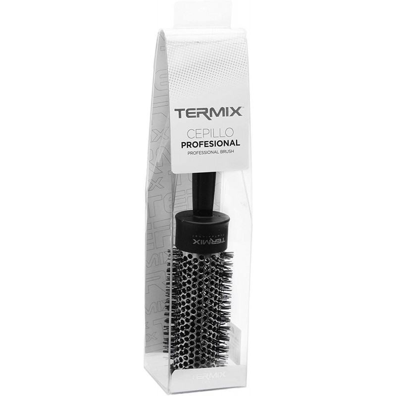 Termix Professionelle Haarbürste Nr. 23 – Schwarz, Mit Abnehmbarem Bezug, Für Alle Haartypen