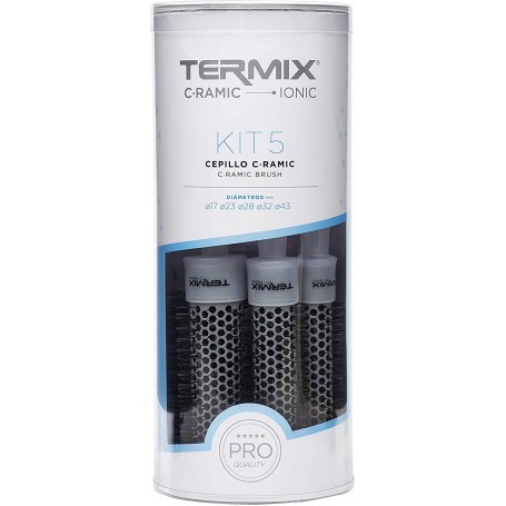 Termix C·Ramic Pack 5 cepillos de pelo