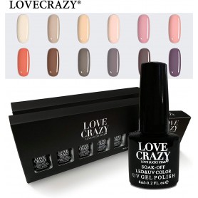 Lote de esmaltes semipermanentes 6 ml de 12 uds, Kit Exquisito