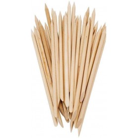 palillos naranjos de manicura