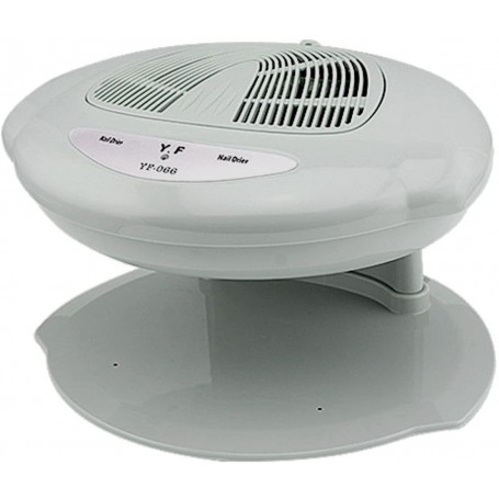 Ventilador Secador de uñas Frío y Caliente Profesional Automático Nails (Gris)
