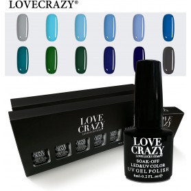 Lote de esmaltes semipermanentes 6 ml de 12 uds, Kit Cold