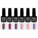 Lote de esmaltes semipermanentes 6 ml de 6 uds (36,38,34,27,28,20)