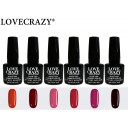 Lote de esmaltes semipermanentes 6 ml de 6 uds (41,48,40,47,45,59)