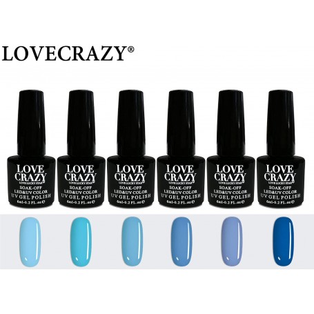 Lote de esmaltes semipermanentes 6 ml de 6 uds (5,6,7,8,9,10)