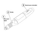 Torno para uñas, máximo 15.000 rpm, color Blanco