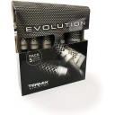 Termix Evolution Basic - Pack de 5 cepillos de pelo térmico redondo con fibra ionizada