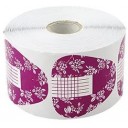 Rollo de 500 uds moldes pegatinas para manicura (Floriada Fucsia)
