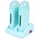 Calentador Cera Tibia depilación de cartucho Roll On (VERDE 2 Rolones)