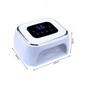 Lámpara secador de uñas UVLED con conexión de altavoz bluetooth 60W, color blanco