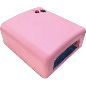 Lámpara UV 36W, Secador de Uñas, modelo 818 rosa