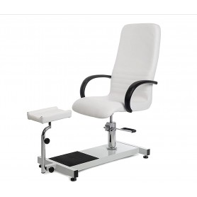 Sillón de pedicura, con base fija, dos colores para elegir.