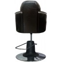 Sillón Profesional 360º Giratoria, Asiento Suave y Cómodo de Material Piel, modelo M1