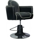 Sillón Profesional 360º Giratoria, Asiento Suave y Cómodo de Material Piel, modelo M1