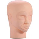 Maniquí de prácticas de maquillajes de silicona para limpieza facial ultrasónico, desmontable