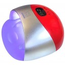 Lámpara Secador de Uñas 48W LED UV con 4 Temporizadores Profesional, color rojo