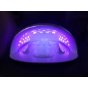 Lámpara Secador de Uñas 48W LED UV con 4 Temporizadores Profesional, color rosa palo