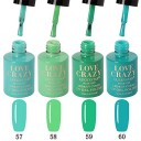 Kit de colores esmaltes 4 pcs en gel manicura semipermanente 57-60