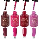 Kit de colores esmaltes 4 pcs en gel manicura semipermanente 65-68