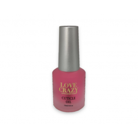 Aceite cutícula para uñas Love Crazy, color rosa, 15ml