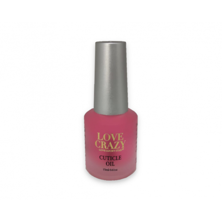 Aceite cutícula para uñas Love Crazy, color rosa, 15ml