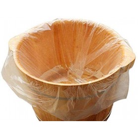 Bolsa de Plástico Especial Pedicura para La Protección de Pediluvio o Bañera, Paqute de 100 unidades