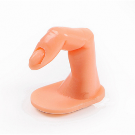 10 Dedos de práctica expositor de uñas postizas (sin uña)