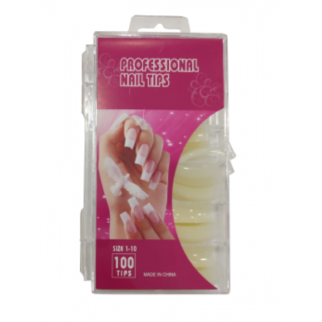 Tips de 100 uñas natural