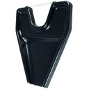 Kit lavacabezas portátil negro con grifo de para silla regulable y basculante
