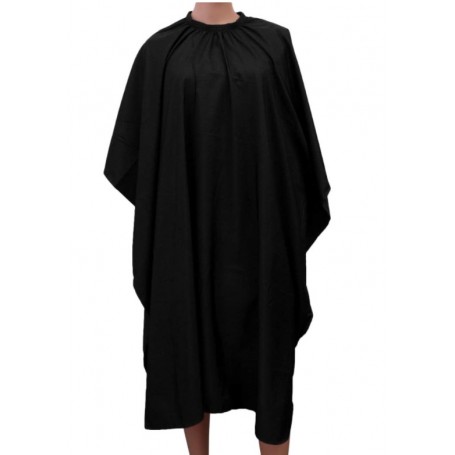 Capa delantal para el corte del pelo, negro simple