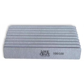 Kit 10 limas 100/100 con forma rectangular