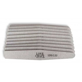 Kit 10 limas 100/120 con forma poligonal