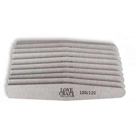 Kit 10 limas 100/120 con forma poligonal