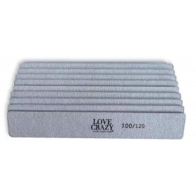 Kit 10 limas 100/120 con forma rectangular