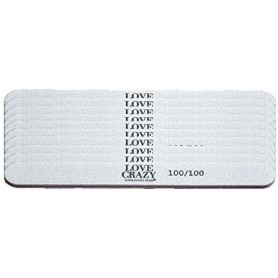 Kit 10 limas 100/100 con forma recta redonda