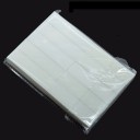 10 Tacos bloques de pulidores de uñas esponjoso, color blanco