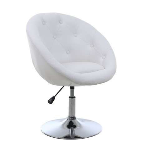Sillón profesional de peluquería, 360º giratoria con base fijo de metal, asiento suave y cómodo de material piel (modelo 329-16)