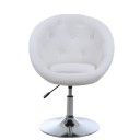 Sillón profesional de peluquería, 360º giratoria con base fijo de metal, asiento suave y cómodo de material piel (modelo 329-16)
