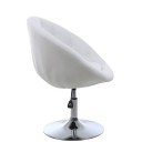 Sillón profesional de peluquería, 360º giratoria con base fijo de metal, asiento suave y cómodo de material piel (modelo 329-16)