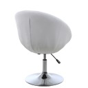 Sillón profesional de peluquería, 360º giratoria con base fijo de metal, asiento suave y cómodo de material piel (modelo 329-16)