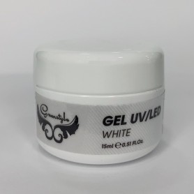 Gel constructor UV 15ml , color blanco