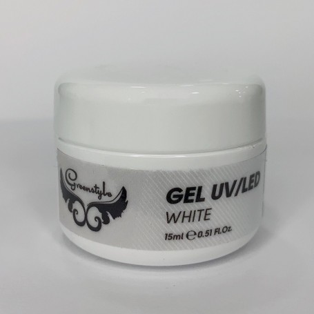 Gel constructor UV 15ml , color blanco