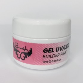 Gel constructor UV 15ml, color rosa