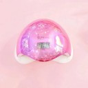 Lámpara SUN 5 plus 48W Led para secado de uñas para curar todo tipo Gel 99 bajo, 36 Leds (Rosa)