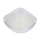 Lámpara SUN 5 plus 48W Led para secado de uñas para curar todo tipo Gel 99 bajo, 36 Leds (Plateado)