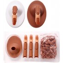 Práctica dedo Dedos,3 Piezas Flexible Dedo de Práctica Dedos 100 Piezas de Puntas de uñas