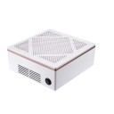 Aspirador profesional plano de alta potencia 60W para salón de uñas, eliminación de polvo para uso profesional, color blanco