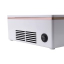 Aspirador profesional plano de alta potencia 60W para salón de uñas, eliminación de polvo para uso profesional, color blanco