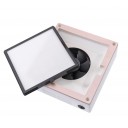 Aspirador profesional plano de alta potencia 60W para salón de uñas, eliminación de polvo para uso profesional, color blanco